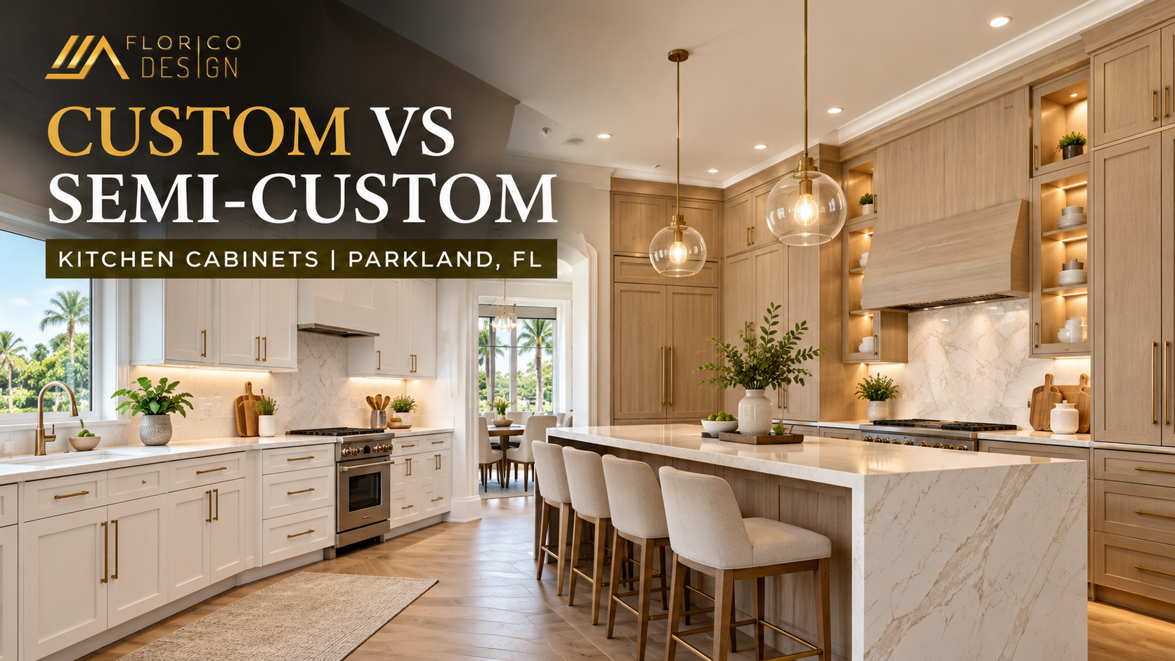 Custom vs Semi-Custom Kitchen Cabinets: A Straight Comparison for Parkland Homeowners in 2026