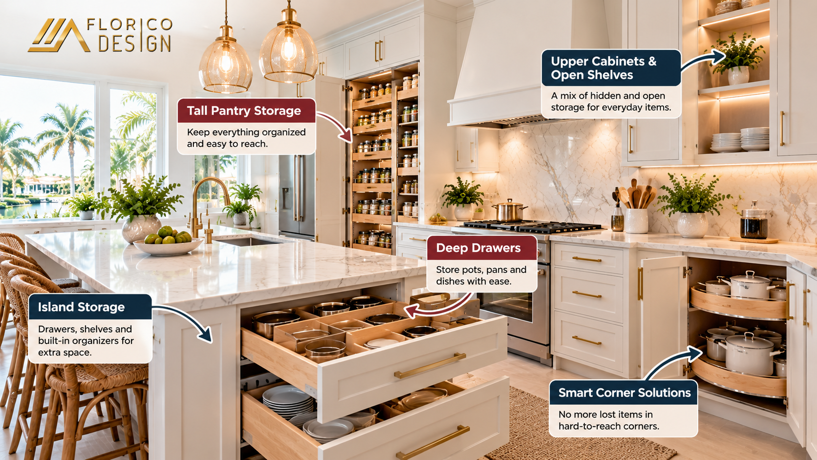 Kitchen Storage Solutions for Florida Homes- How to Plan Cabinets Around the Way You Cook — photo 1