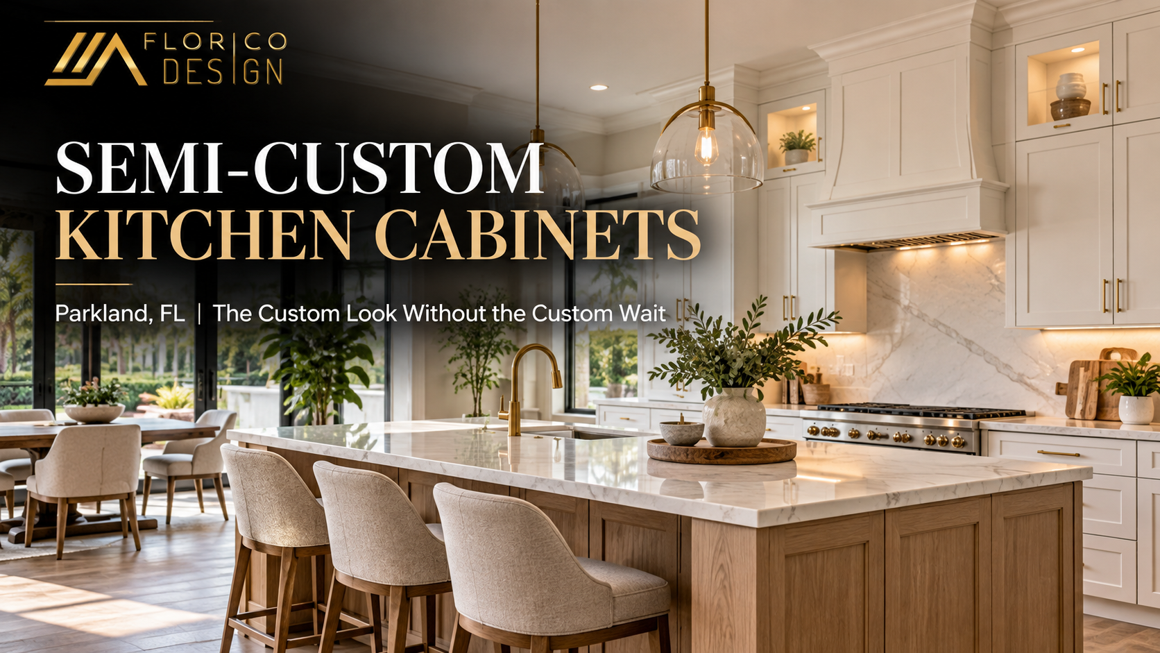Semi-Custom Kitchen Cabinets in Parkland, FL: The Custom Look Without the Custom Wait