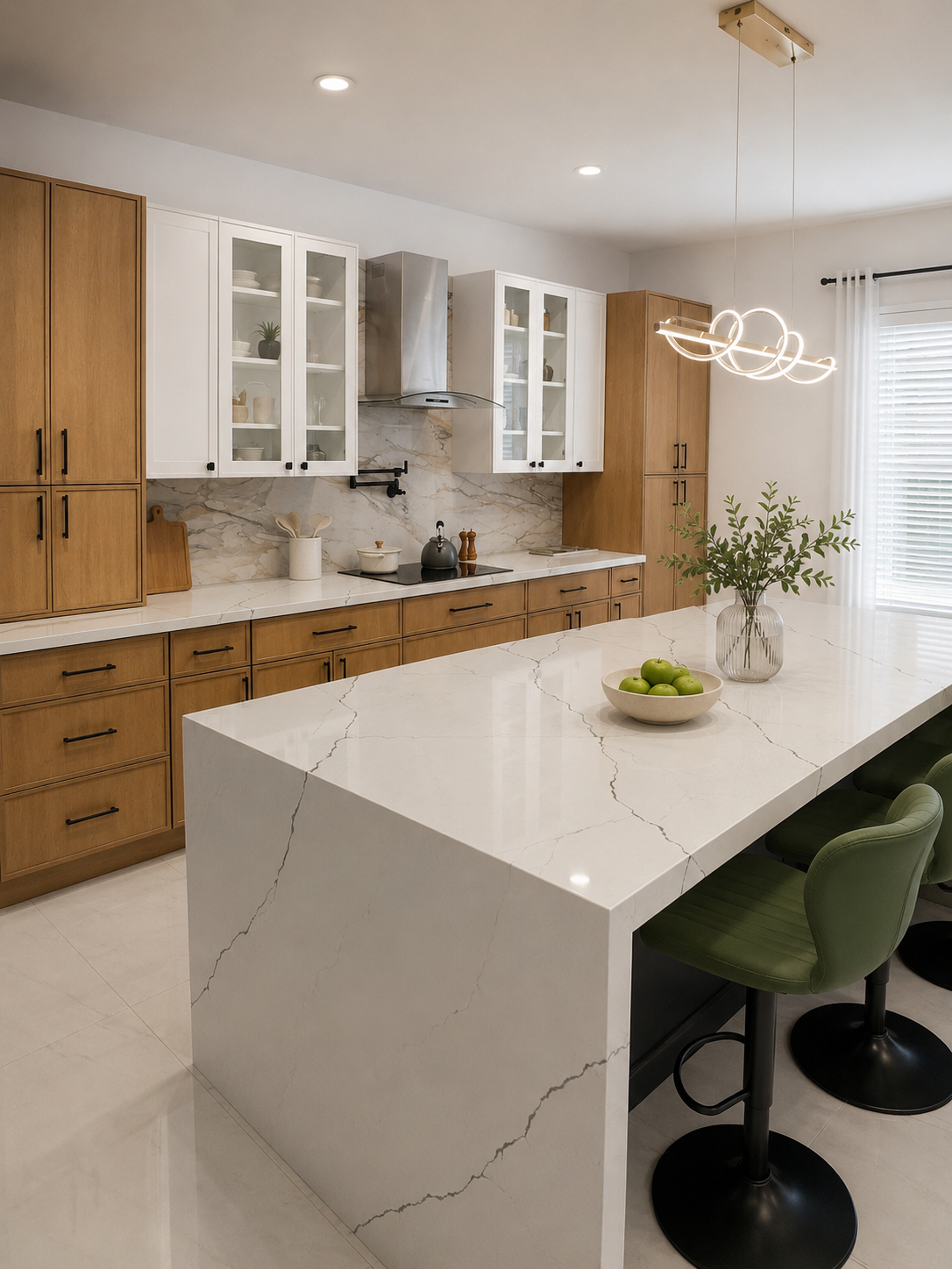Contemporary Transitional Kitchen Remodel by Florico Kitchen Cabinets & Design project photo