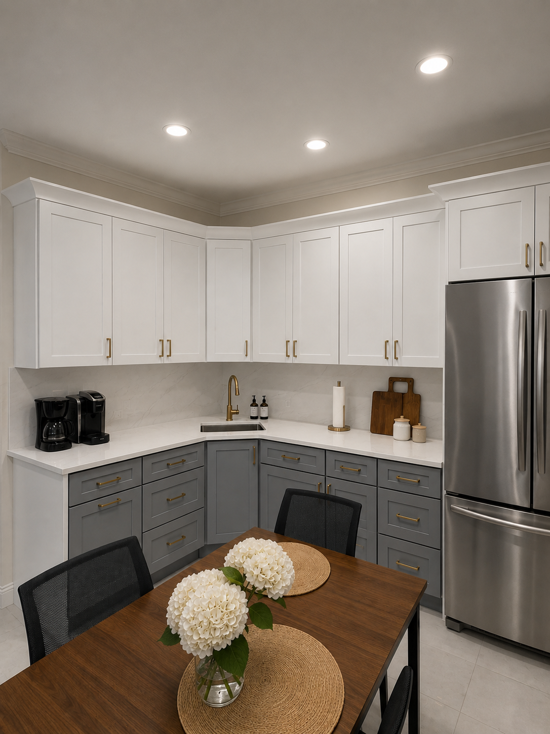 Traditional Transitional Kitchen Remodel by Florico Kitchen Cabinets & Design project photo