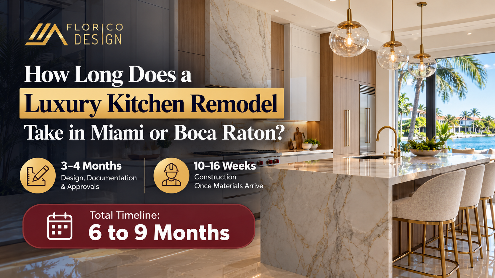 Luxury Kitchen Remodeling in Miami and Boca Raton: Your Complete 2026 Renovation Timeline