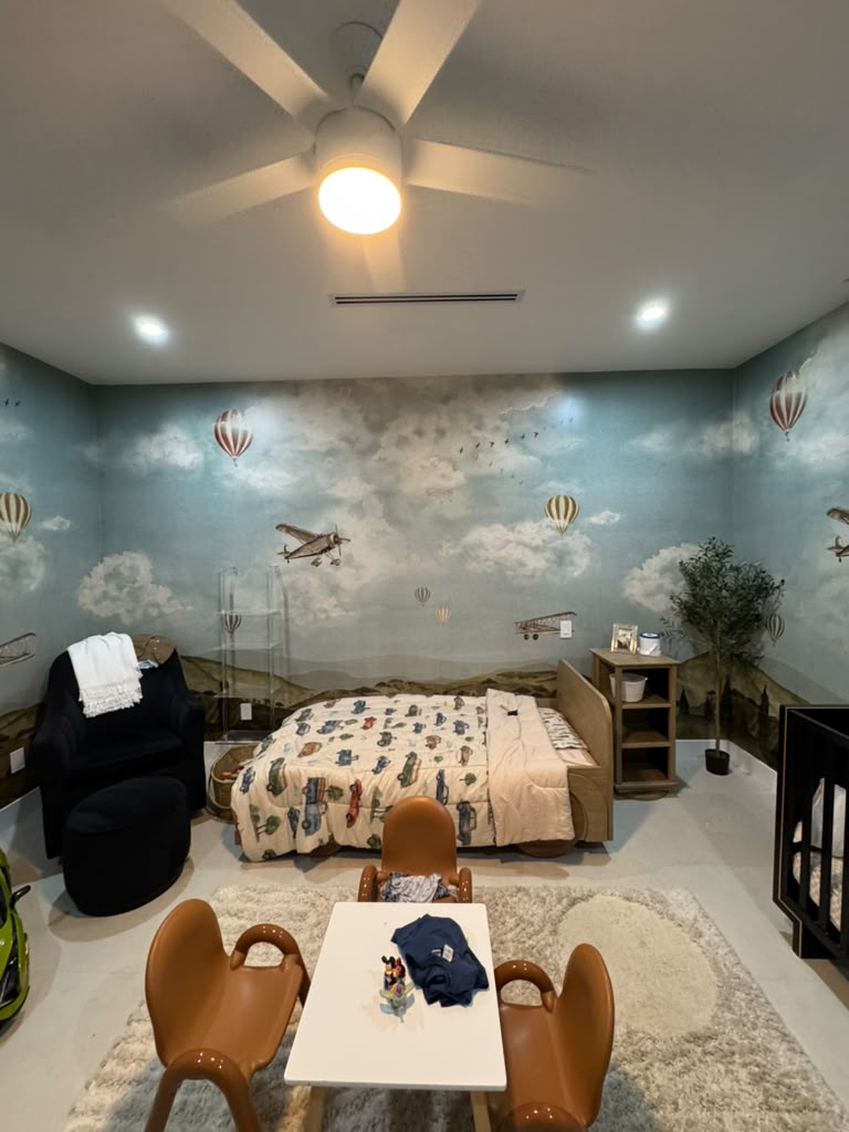Mural Nursery Room Wallpaper Project
