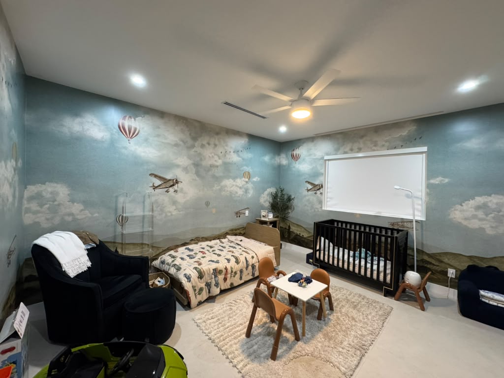 Mural Nursery Room Wallpaper Project